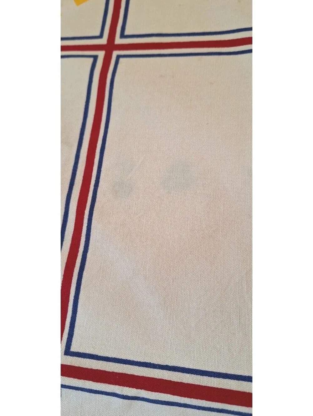 Vintage Folk Art Rectangular Tablecloth 52.5